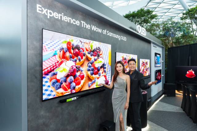 삼성전자, 싱가포르에서 AI TV 신제품 공개