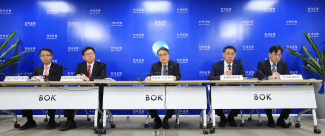 지난 28일 서울 중구 한국은행에서 금융안정 상황(2024년 3월) 설명회가 열리고 있다. 사진제공=한국은행