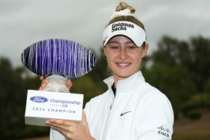 세계 1위의 '기세'…넬리 코르다, LPGA투어 3개 대회 연속우승