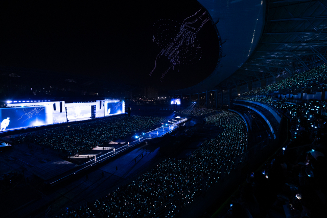 지난달 31일 인천 인천아시아드주경기장에서 열린 세븐틴 앙코르 투어 ‘팔로우’ 어게인 투 인천. 사진 제공=하이브