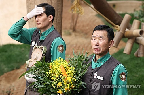 '판다 할아버지' 강철원 사육사, 모친상에도 '푸바오 중국길' 동행…'안타까워서 어쩌나'