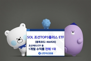신한운용, SOL 조선 TOP3 ETF 업종 내 수익률 1위