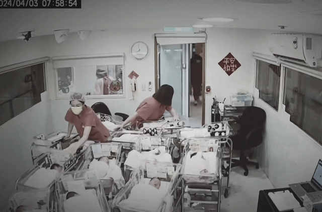 [영상]대만 간호사들, 온몸으로 신생아 지켰다…지진 공포에도 신생아 먼저 챙겨