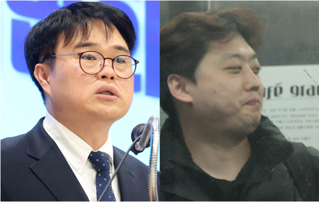 임현택(왼쪽) 의협 회장과 박단 대전협 비대위원장. 연합뉴스