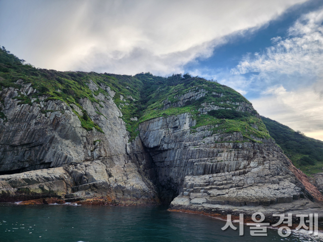 만재도 주상절리 모습. 사진 제공=문화재청