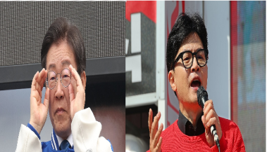 이재명의 ‘대파’ VS 한동훈의 ‘법카’…누가 국민 감성 자극했나