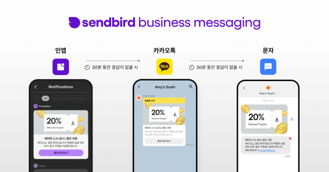 센드버드, 고객 알림 메시지 솔루션 ‘비즈니스 메시징’ 출시