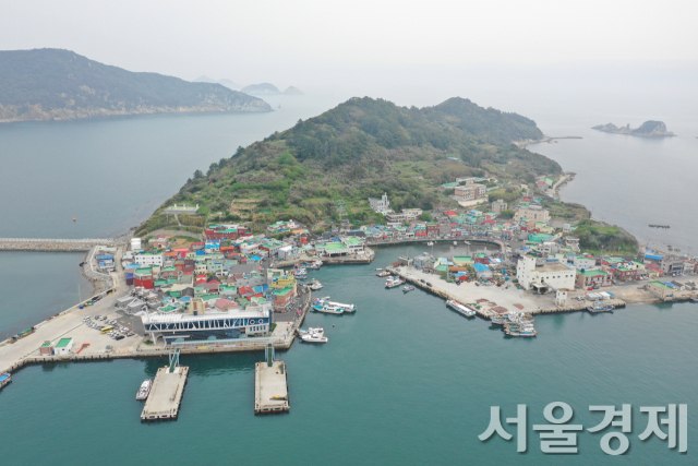 여수 거문도 근대역사문화공간 내항 전경. 사진 제공=문화재청