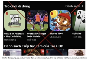 베트남, 넷플릭스에 게임서비스 중단 지시…불응할 경우 법적 조치 강경 대응