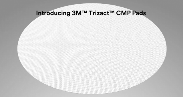 3M의 트라이젝 CMP 패드. 사진제공=3M