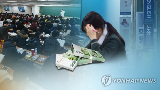 고물가가 이어지면서 가정의 교육 관련 지출 비용이 감소하고 있는 것으로 나타났다. 연합뉴스
