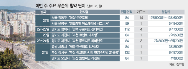 “시세차익만 6억, 3억”…서울·과천·세종 '줍줍' 단지 보니