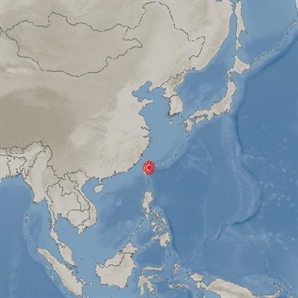 대만 화롄현 남남서쪽서 규모 5.5 지진
