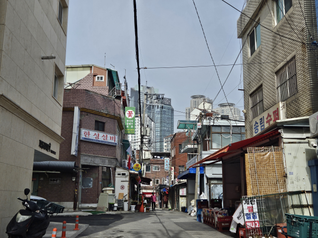 서울 광진구 자양4동 57-90번지 인근 거리 모습. 사진=김태영 기자