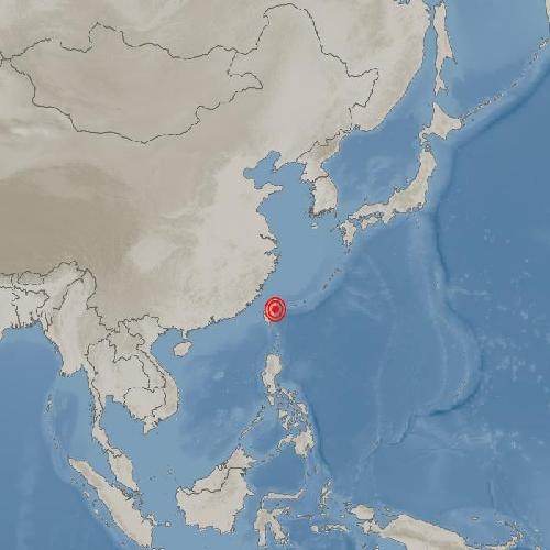 대만 5.4 지진 발생지. 연합뉴스