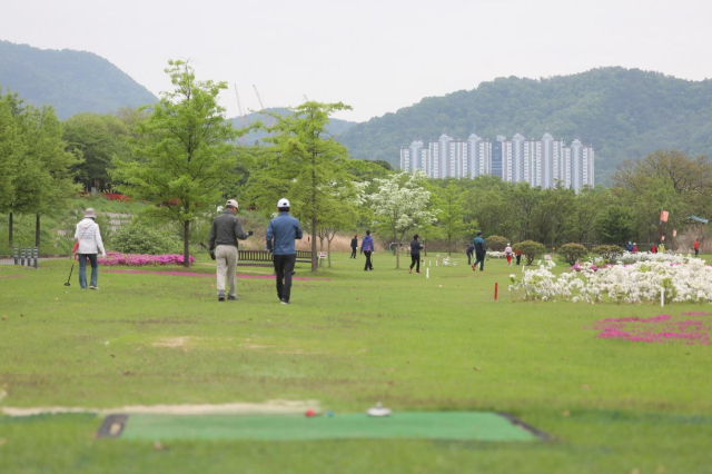 구미시의 한 파크골프장 전경. 구미시 제공