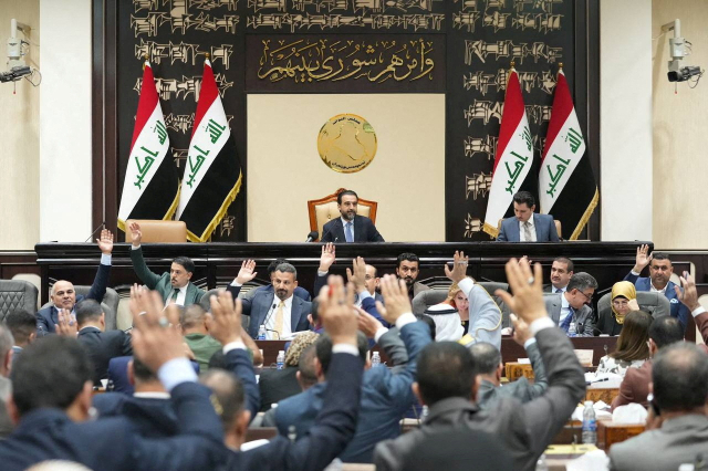 이라크 의회의 모습/로이터연합뉴스