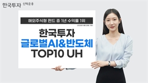 한투운용 ‘한국투자글로벌AI&반도체TOP10’, 해외주식형 펀드 수익률 1위