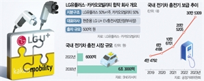 카카오T서 LGU+ 전기차 충전될까…합작법인 상반기 출범