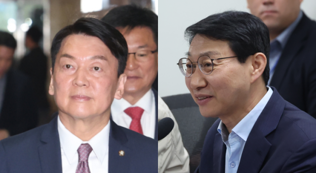안철(왼쪽) 국민의힘 의원, 김성주 더불어민주당 의원. 연합뉴스
