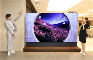 삼성전자, 1억 8000만원짜리 114형 마이크로 LED TV 선보여…"국내 최대 크기"