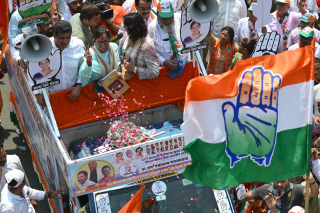 44일간의 선거가 열리는 인도 뭄바이의 풍경.AFP연합뉴스