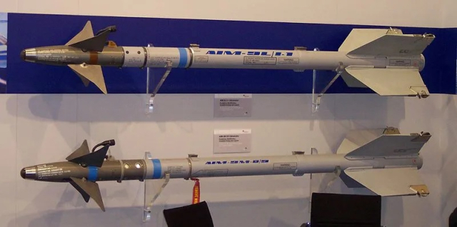 위쪽 AIM-9L, 아래쪽 AIM-9M. 사진 제공=나무위키