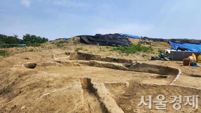 발굴 이후 보존처리를 기다리고 있는 세종시의 한 유적 지역. 사진 제공=국가유산청
