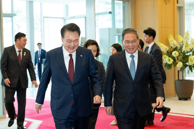 尹대통령 '北 핵개발 지속…중국, 평화 보루 역할해야'
