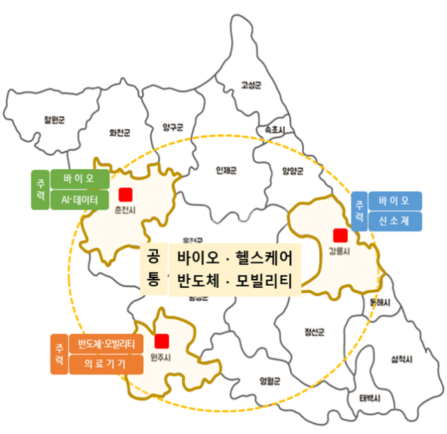 권역별 바이오·반도체 등 전략산업 육성…강원도, 강원연구개발특구 본격화