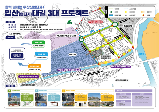 국내 첫 라면 출시한 원주시 우산일반산업단지…20억 들여 환경 개선