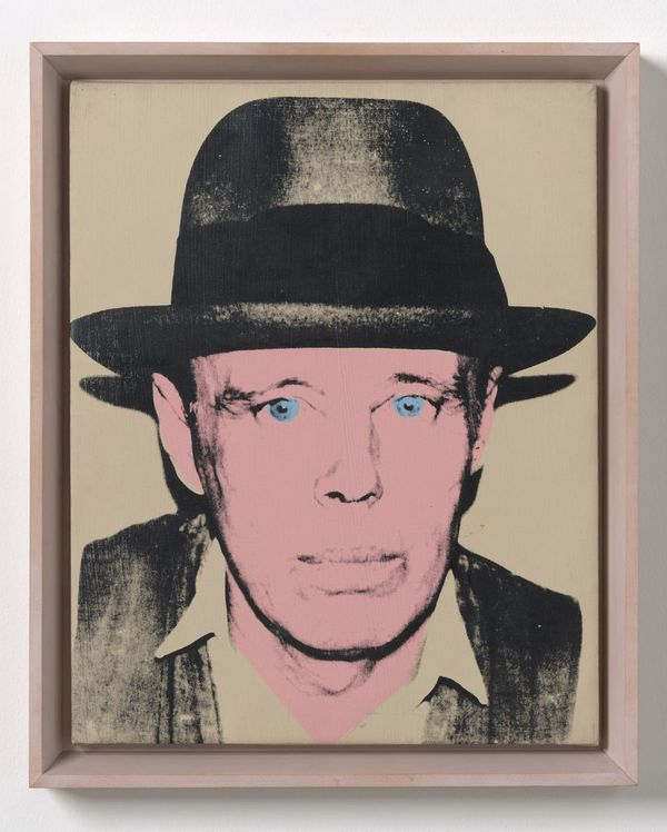 앤디 워홀,Joseph Beuys (Beige background), 1980.캔버스에 아크릴과 실크 스크린. 50.8 x 40.6 cm (20 x 16 in).ⓒ The Andy Warhol Foundation for the Visual Arts, Inc. / DACS, London, 2024.사진: Ulrich Ghezz. 사진제공=타데우스 로팍 서울