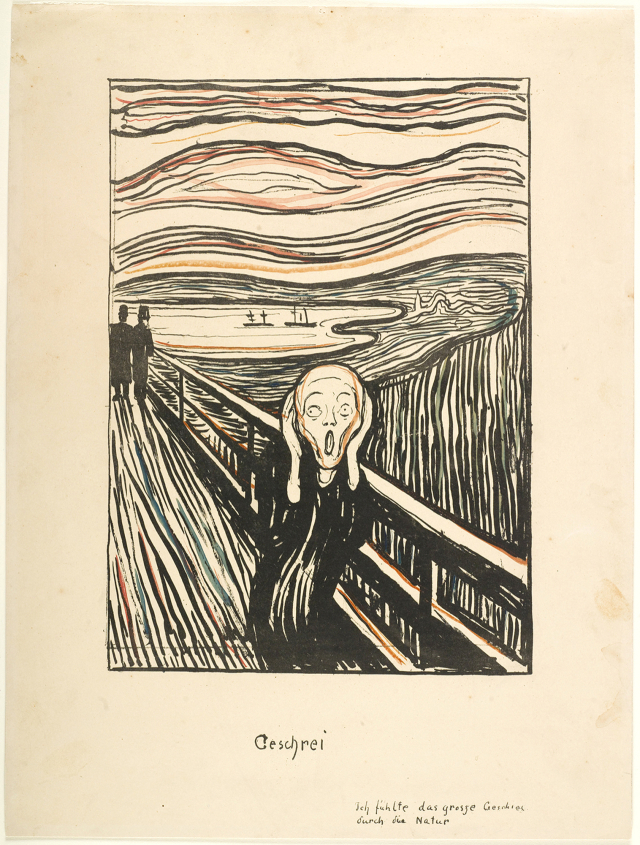 ㅈㅓㄹㄱㅠ The Scream, 1895, ㅈㅗㅇㅇㅣㅇㅔ ㅅㅓㄱㅍㅏㄴ, ㅅㅗㄴㅇㅡㄹㅗ ㅊㅐㅅㅐㄱ, 43.2 x 32.5 cm, Reitan Family Collection, Trondheim, Norway.사진제공=예술의 전당