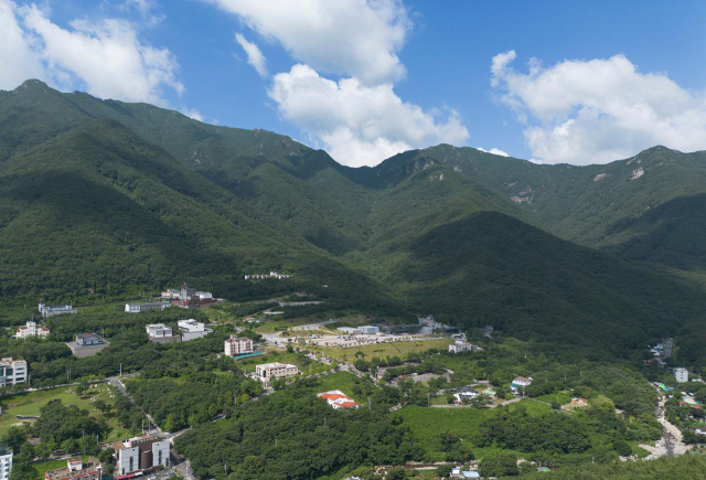 울산시 울주군 영남알프스 복합웰컴센터 주변 전경. 사진제공=울산시