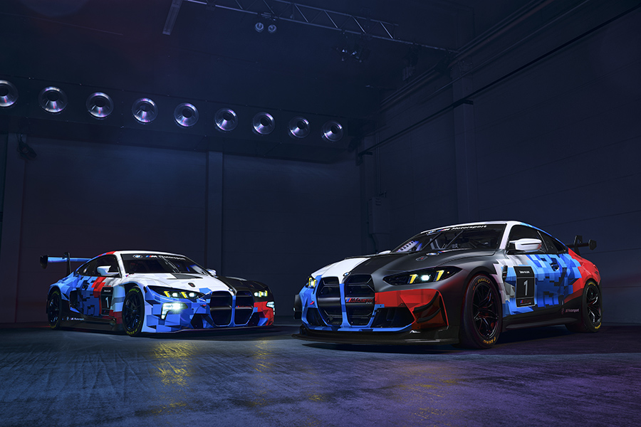 BMW M 모터스포츠 M4 GT3 에보와 M4 GT4 에보