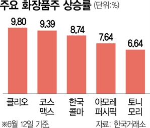 K뷰티, 하반기 수출도 '쾌청'…화장품株 기대