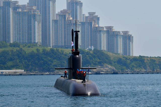 3,000톤급 잠수함 안무함 훈련 공개 / 사진제공 = 해군