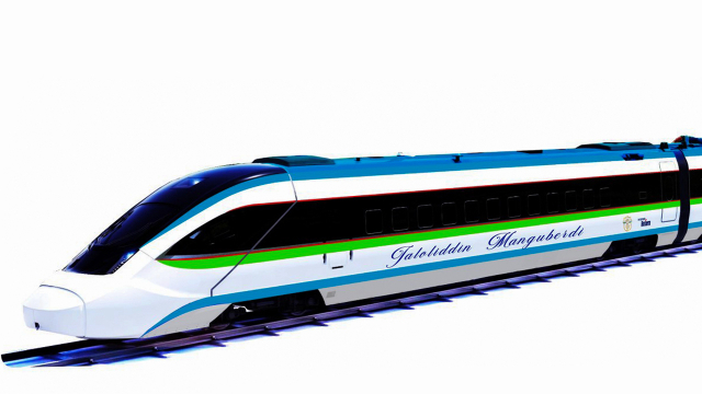 현대로템이 제작을 맡게될 우즈베키스탄 고속철도 조감도. 자료:국토부