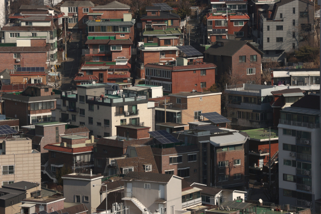 다세대·다가구주택이 밀집된 서울 은평구 빌라촌.