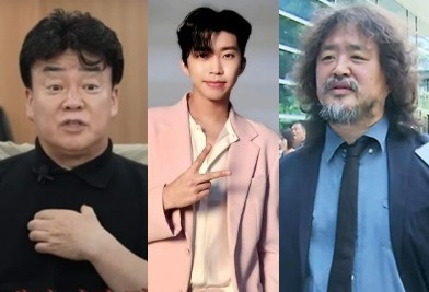 백종원(왼쪽부터), 임영웅, 김어준. 사진=연합뉴스, 인스타그램
