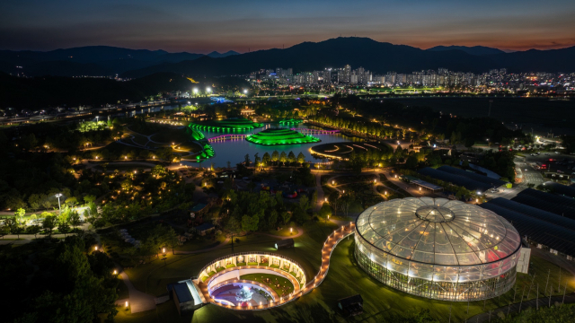 순천만국가정원 야경. 사진 제공=순천시