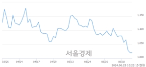<코>대신정보통신, 장중 신저가 기록.. 1,022→1,000(▼22)
