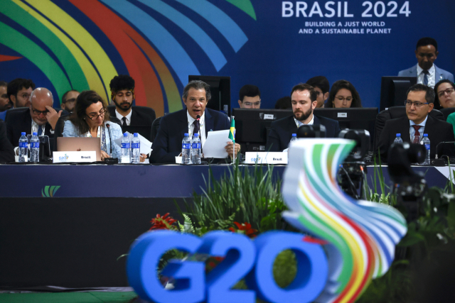 2월 29일 브라질 상파울루에서 열린 G20 재무장관 회의/ 연합뉴스