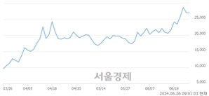 <유>디아이, 장중 신고가 돌파.. 25,800→27,900(▲2,100)