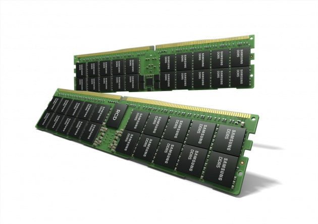 삼성전자의 DDR5 모듈. 사진 제공=삼성전자