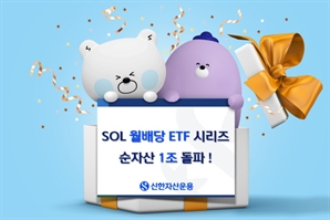 신한자산운용 ‘SOL 월배당 ETF 시리즈’, 순자산 1조 돌파