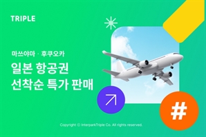"후쿠오카 왕복 항공권 9.9만원"… 트리플, 항공권 특가 판매