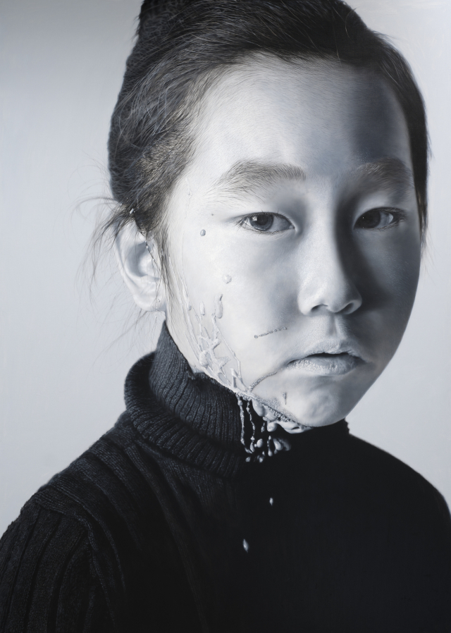 강강훈, Black and White, 2020, Oil on canvas, 350x250cm. 사진 제공=조현화랑