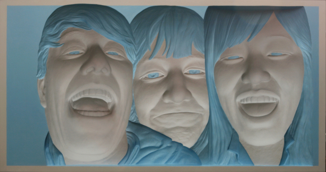 이용덕 '웃음 055582', 혼합매체, 112×230×40cm, 2005년 /사진제공=토탈미술관