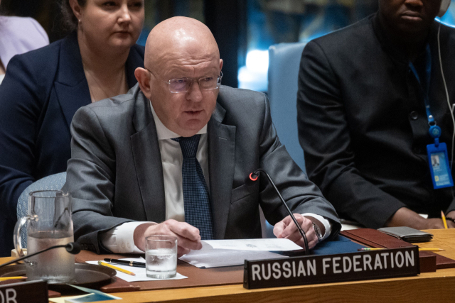 주유엔 러시아 대사 '대북제재 부당, 수정 생각해야'